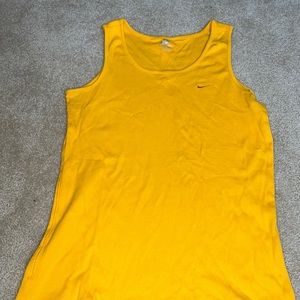 NIKE SPORTSWEAR Golden Yellow Tank Size XL